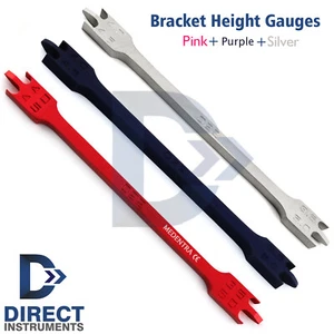 Professional Dental Bracket Height Gauges COLOR SERIES Orthodontic Instruments - Picture 1 of 5