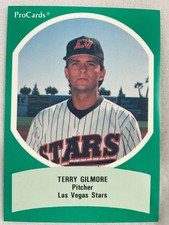 1990 AAA All Star Game Baseball ProCard#18-Terry Gilmore, Las Vegas Stars