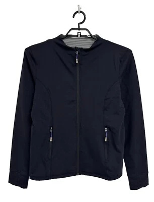 MSP By Miracle Traje Para Mujer Manga Larga Negro Cremallera Completa Chaqueta Activa Talla L/XL Foto 1 de 4