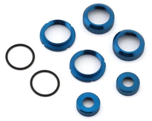Team Associated DC10 Shock Collars & Bottom Caps [ASC72227] - Picture 1 of 2