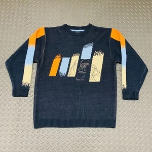 Southpole SWEATER  Long Sleeve Pullover Crew Neck Blue Color Block Men's Sz XL - Picture 1 of 10