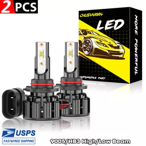 For Kia Forte 2022-2023 2PCS 9005 Front LED Headlight Bulbs High/Low Beam white - Picture 1 of 11