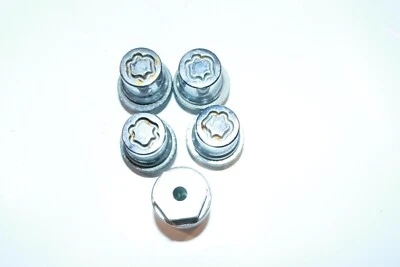 15-20 LEXUS RC350 RC300 RC200 RCF 4 轮 LUG NUT 锁和适配器口袋 原始设备制造商 — 第 1/4 张图片