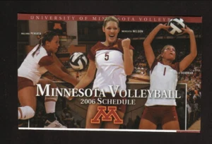 Minnesota Golden Gophers--2006 Volleyball Pocket Schedule--Star Tribune - Picture 1 of 1