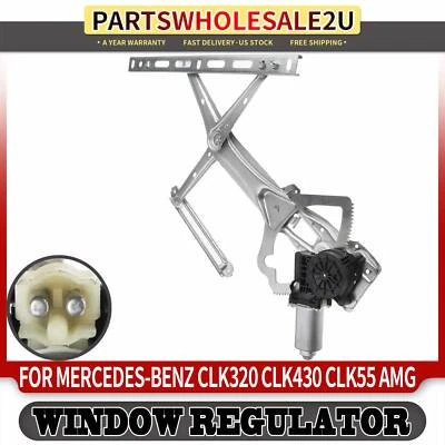 Front RH Window Regulator with Motor for Mercedes-Benz CLK320 CLK430 CLK55 AMG - Image 1 of 4