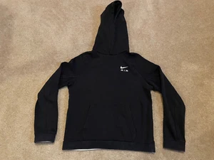 Nike Air Sweatshirt YOUTH XL Black Pullover Hoodie Basketball - Picture 1 of 5