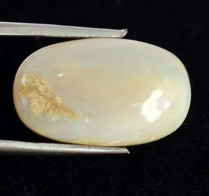 9.50 Ct Oval 100% Natural Australian White Opal Loose Gemstone Certified B71217 - Picture 1 of 8