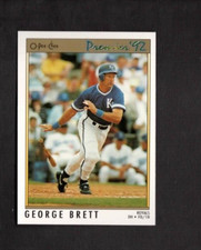 1992 George Brett O-Pee-Chee Premier Baseball Kansas City Royals