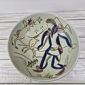 Rorstrand Carl Harry Stalhane Laponder Reno Cuenco Pintado a Mano MCM - Imagen 1 de 6