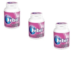 3X Goma de mascar profesional Orbit frutas y sabor menta sin azúcar Kosher 64 g - Imagen 1 de 2