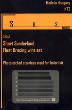 SBS Models 1/72 SHORT SUNDERLAND RIGGING WIRE Photo Etch Set