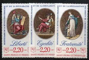 Timbre de Saint Pierre & Miquelon du N° 499 au 501 neuf ** MNH - Picture 1 of 1