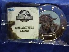 Frankford Jurassic World surprise Chrome Coins -Triceratops
