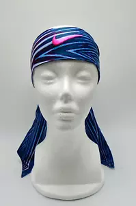 Nike Dri-Fit Head Tie 2.0 Skylar Diggins Vivid Blue/Hyper Pink - Picture 1 of 6