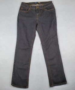 Beau klassische Damenjeans Denim dunkel gewaschen 5 Taschen schwarz Größe 8 - Bild 1 von 10