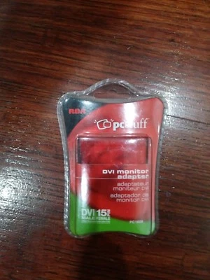 DVI I Male Dual Link To 24+5 VGA 15 Pins Female Adapte - Image 1 of 3