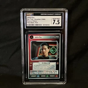 Jadzia Dax FOIL Blaze of Glory Star Trek CCG NEAR MINT+ CGC 7.5 (1026) STCCG 1E - Picture 1 of 3