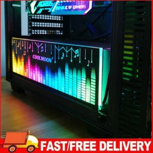 COOLMOON RGB-Lichtplatine für PC-Power-Box, farbwechselnde Beleuchtung, Seitenwa - Afbeelding 1 van 7