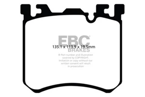 EBC Yellowstuff Front Brake Pads for BMW X5 M E70 4.4 Twin Turbo DP42091R (SP) - Picture 1 of 1