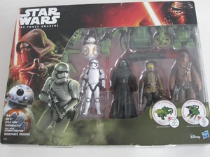 Star Wars The Force Awakens Action Figure Set 5 Figures & Accessories New B4016 - Picture 1 of 4