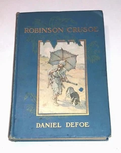 Robinson Crusoe by Daniel DeFoe - Houghton Mifflin Co.,1909 - Imagen 1 de 1