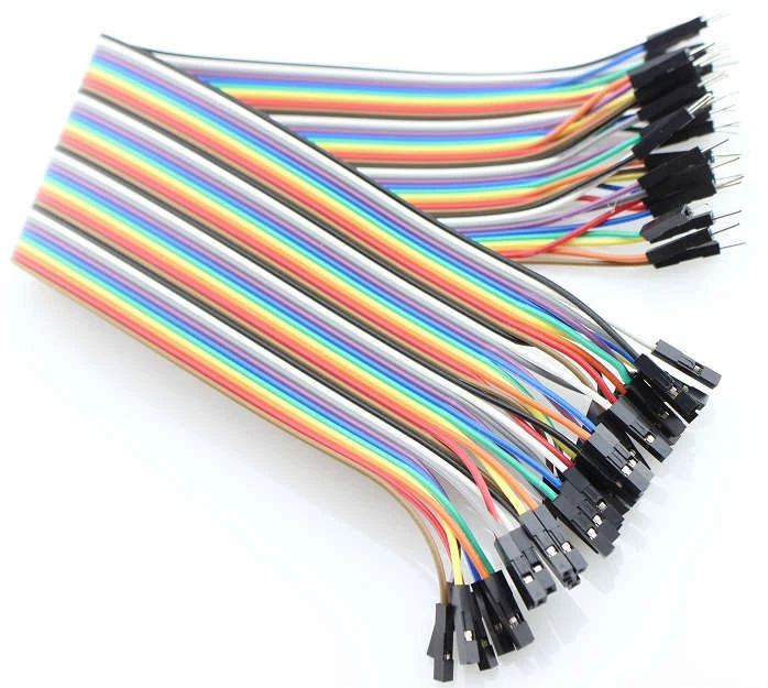 40 Dupont Prototype Cable Male/Female Macho/Hembra 200mm Arduino - Imagen 1 de 1