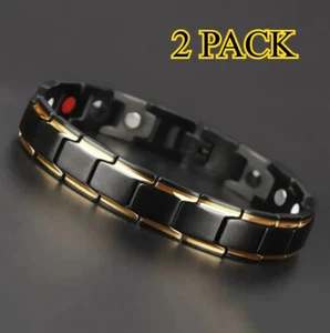 Bracciale magnetico rame terapia guarigione energetica artrite sollievo dolore uomo donna - Foto 1 di 8