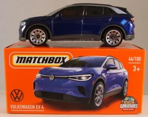MATCHBOX POWER GRABS #44 Volkswagen (VW) EV 4, 2022 issue (NEW in BOX) - Picture 1 of 3