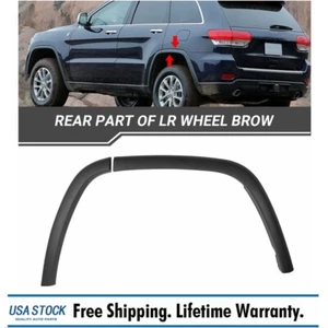2PCS For Jeep Grand Cherokee 2011-2021 Rear Left Side Wheel Arch Trim Molding - Picture 1 of 14