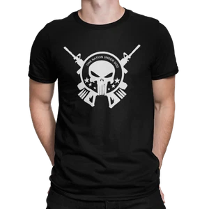 Camiseta militar para hombre One Nation Under God American Skull - Imagen 1 de 1