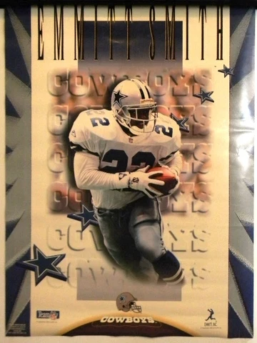 NFL Dallas Cowboys Emmitt Smith Poster 1994 Cover