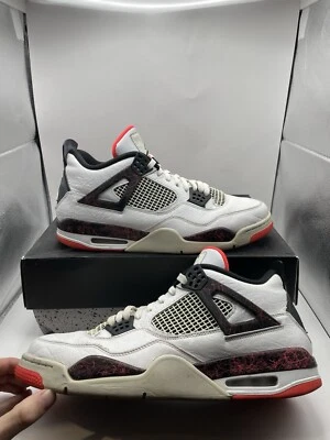 Talla 13 - Jordan 4 Retro Pale Citron, Bright Crimson 2019 Foto 1 de 4