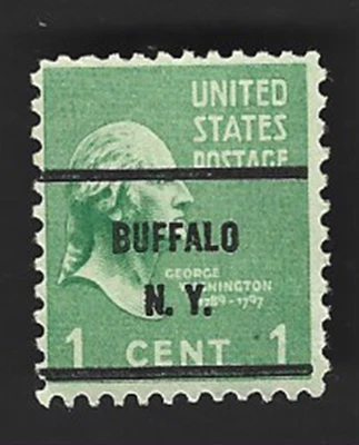 Scott# 804 1c Washington Precancel - BUFFALO N.Y. - (B-3) - Image 1 of 2