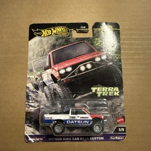 HOT WHEELS PREMIUM CAR CULTURE TERRA TREK DATSUN KING CAB BAJA CUSTOM - Picture 1 of 4
