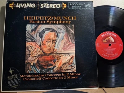 TAS RCA LSC-2314 Prokofiev VIOLIN CTO HEIFETZ MUNCH SD 6S 4S MIRACLE 1959 VG+ - Image 1 of 2