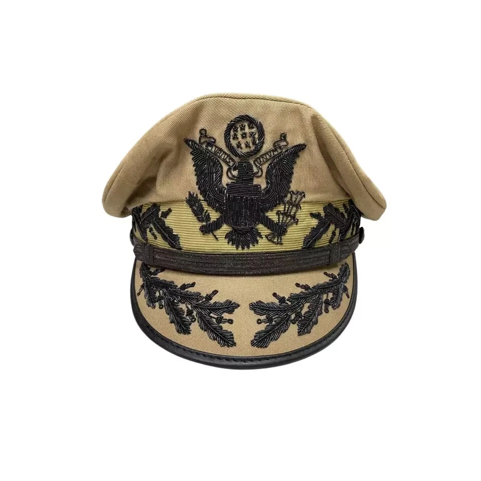 軍帽　軍制帽 军队男帽米色7 1/4 码| eBay