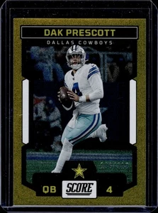 2023 Score Football - Dak Prescott #225 Dots Gold /210 - Picture 1 of 2