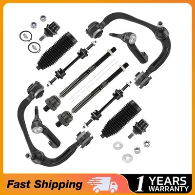 Front Control Arms Tierods Kit for 2009 2010 2011 2012 2013 2014 Ford F-150 4x4 Foto 1 de 4