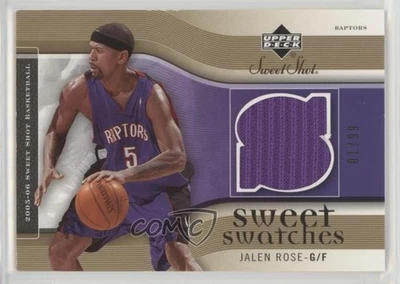 2005-06 Upper Deck Sweet Shot Sweet Muestras Dorado/99 Jalen Rose #SW-JL Foto 1 de 2
