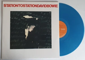 David Bowie – Station To Station (blau transparentes Vinyl), sehr gut (VG+++) - Bild 1 von 7