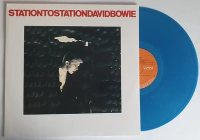 David Bowie – Station To Station (blau transparentes Vinyl), sehr gut (VG+++) - Bild 1 von 4