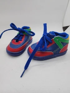 Vintage Primärfarbe Baby Schuhe Wee Sports Awesome 90er Baby Sneaker - Bild 1 von 8