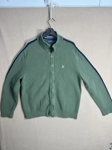 Nautica Blue Sail Sweater Herren XL Full Zip Strick Track Stripe Pullover Jacke - Bild 1 von 10
