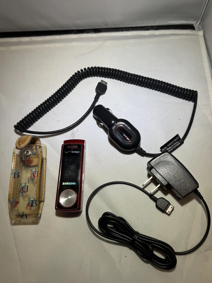 Samsung Juke SCH-U470 - Rojo (Verizon) Raro MP3 Teléfono Giratorio con 60+ Canciones  Foto 1 de 4