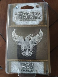 A Game Of Thrones. The Card Game Night's Watch. Intro Deck - Picture 1 of 2
