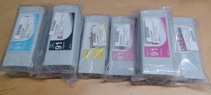 NEU OPEN BOX HP KOMPATIBEL 91 TINTENPATRONEN FOTO SCHWARZ CYAN GELB MAGENTA - Bild 1 von 19
