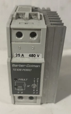 Barber Colman TE10S P0S10 / 25A / 480V / TE10S/25A/480V/PDS2/ENG /99/AX144/00 - Image 1 of 4