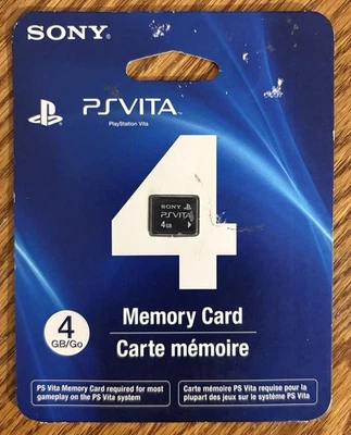 Sony PS Vita 4GB Memory Card BRAND NEW SEALED Playstation Official Authentic - Image 1 of 2