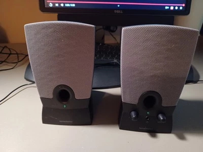 Harman / Kardon Wired Desktop Speakers Multimedia Speaker System 01D430 Tested - Image 1 of 4
