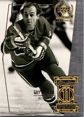 1999-00 Upper Deck Century Legends #11 Guy Lafleur - Image 1 of 2
